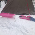 雪中キャンプ@軽井沢スウィートグラス　子供と楽しむ雪遊び