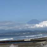 湘南鵠沼海岸での台風13号サーフィンレポート